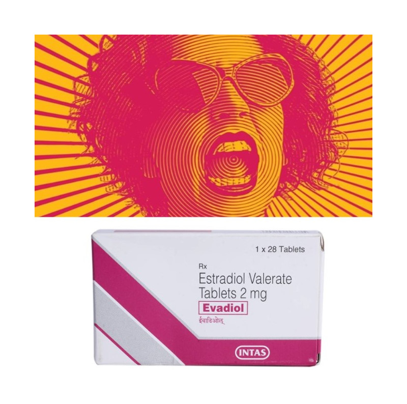 에바디올 Evadiol 에스트라디올 2mg 28정 x 3박스,6박스 INTAS