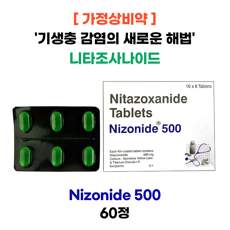 니타조사나이드 nizonide 500 니조나이드 500mg 60정