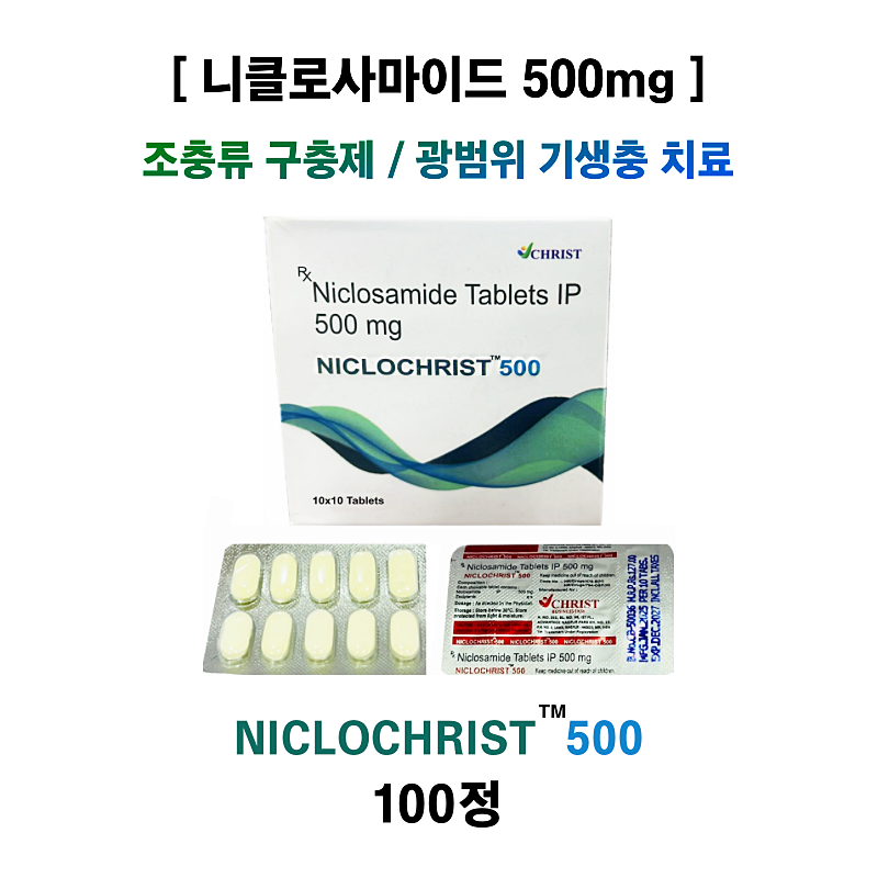 니클로사마이드  NICLOCHRIST 500 100정